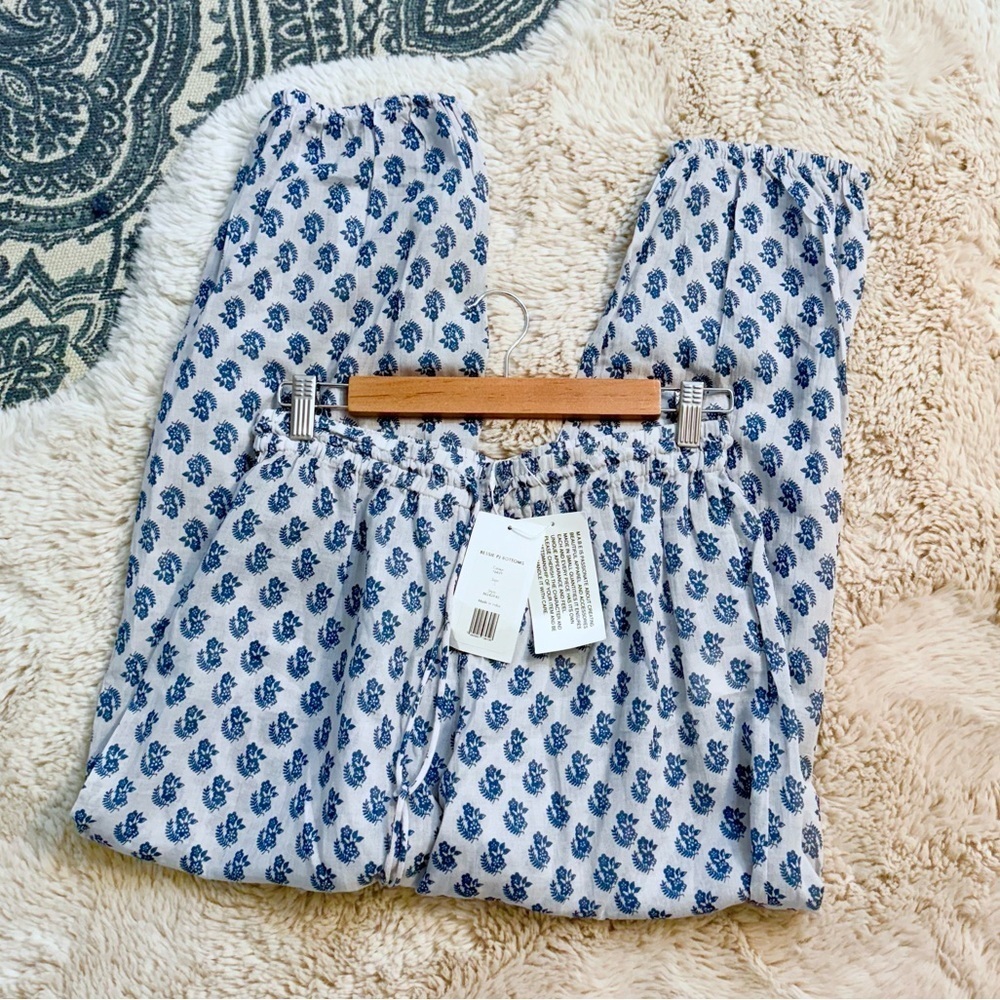 M.A.B.E Derby Bessie Print Pj Bottoms navy blue large - Picture 8 of 14